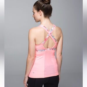 lululemon athletica Pink Floral Camisole